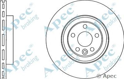 APEC BRAKING dsk2921 -  Тормозной диск